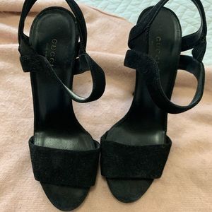 Velvet Gucci Heels